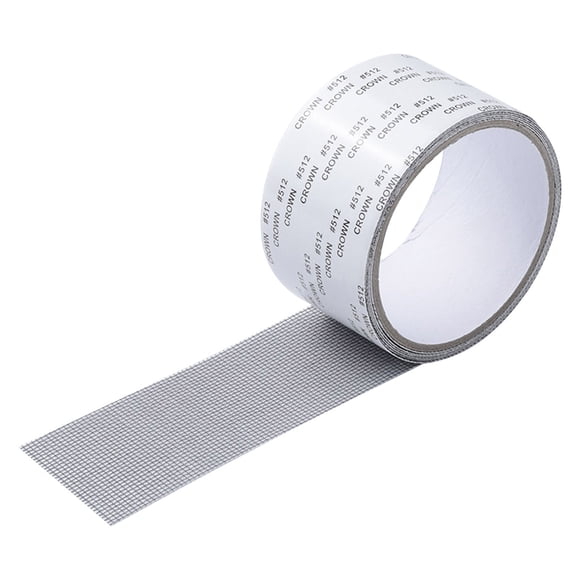 wycnly White Door Fly Screen Window Mosquito Repellent Repair Tape Curtain Mesh 2PC Self-Adhesive Patch Weatherproof Easy Install Tear Resistant 5x200cm for Home