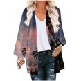 thumbnail image 2 of Nouveaux Hauts pour Femmes 2023 Mode Grande Taille Manches Longues Col Rond Blouse Imprimée Automne Chandail Décontracté Hauts Chemise Manches Longues pour Femmes, 2 of 5