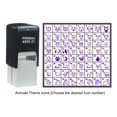 thumbnail image 4 of Printtoo Personalized Animals Theme Icons Rubber Stamp Self Inking Stamper 24 mm-Black, 4 of 6
