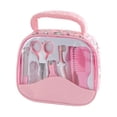 thumbnail image 1 of Labymos Portable Baby Grooming Kit Baby Safety Care Set with Comb Brush Nail Scissors Nail File Finger Storage Bag, 1 of 7