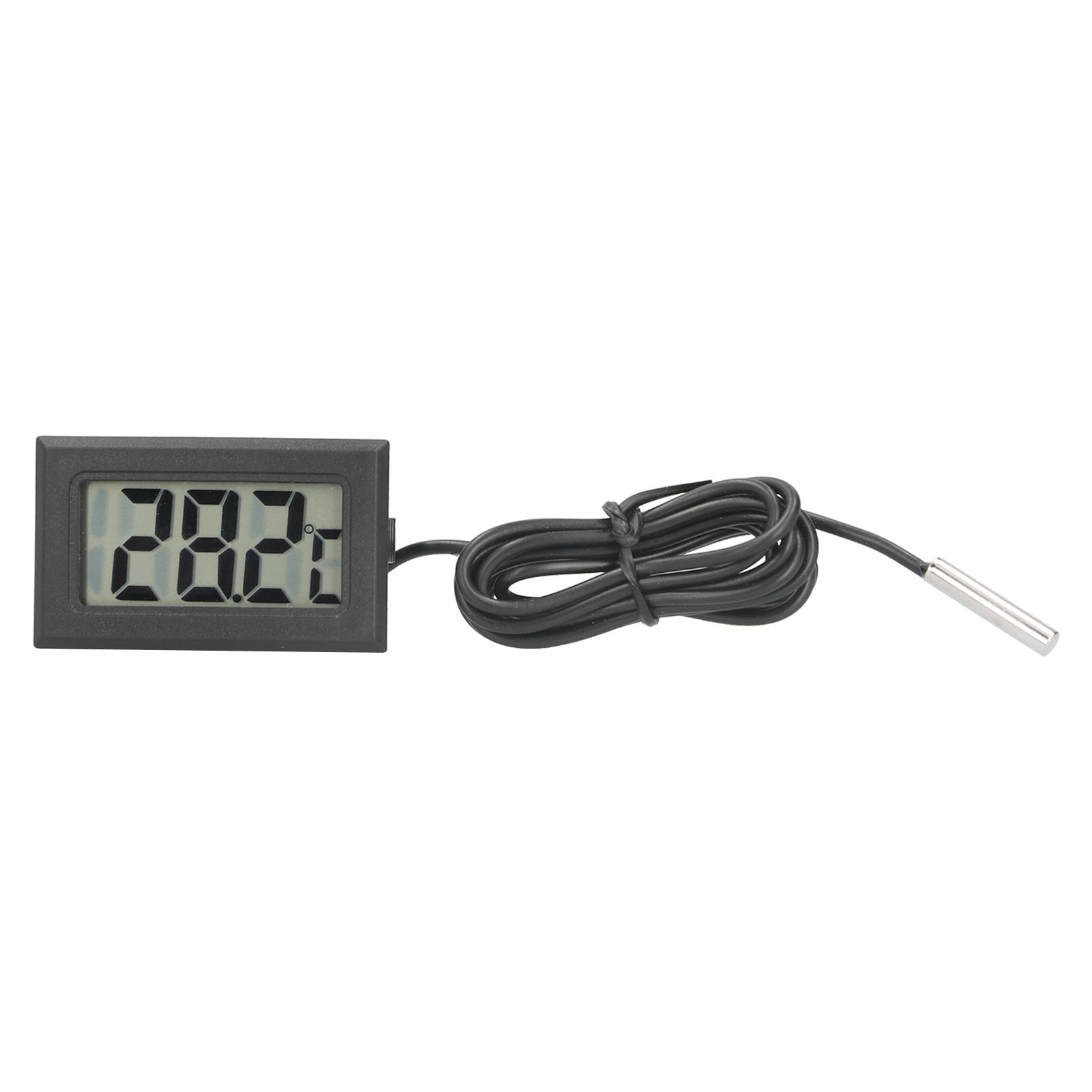 Temperature Meter,Embedded Electronic Thermometer Mini Digital Temperature Meter Thermometer Finest Materials