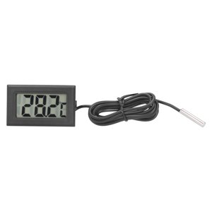 Temperature Meter,Embedded Electronic Thermometer Mini Digital Temperature Meter Thermometer Finest Materials