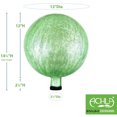 thumbnail image 5 of Achla Designs 12 Inch Gazing Glass Globe Garden Ornament, Light Green, 5 of 5