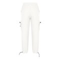 thumbnail image 3 of XZNGL Casual Pants for Men, Cotton Linen Blend Drawstring Elastic Waist Multi Pocket Cargo Style, Low Rise, Straight Leg, Breathable Summer Winter Wear, 3 of 6
