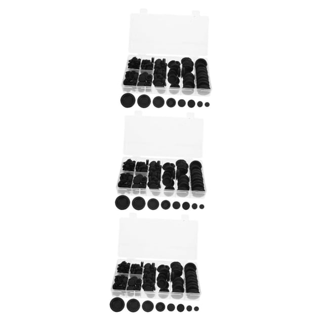 680 Pcs Guard Coil Rubber Sealing Washer Hole Plugs Double Sided Rubber Gasket Rubber Grommets Rubber Grommet Rubber Rings Gasket for Wiring Rubber Washer