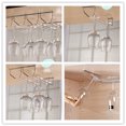 thumbnail image 2 of 1 Pcs 1-5 Rows Stainless Steel Wall Mount Stemware Wine Glass Hanging Rack Holder Shelf, 2 of 7
