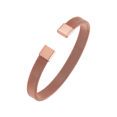 thumbnail image 1 of Mystigrey Jordan Stainless Steel Mesh Open Bangle Gold Rose for Men, 1 of 4