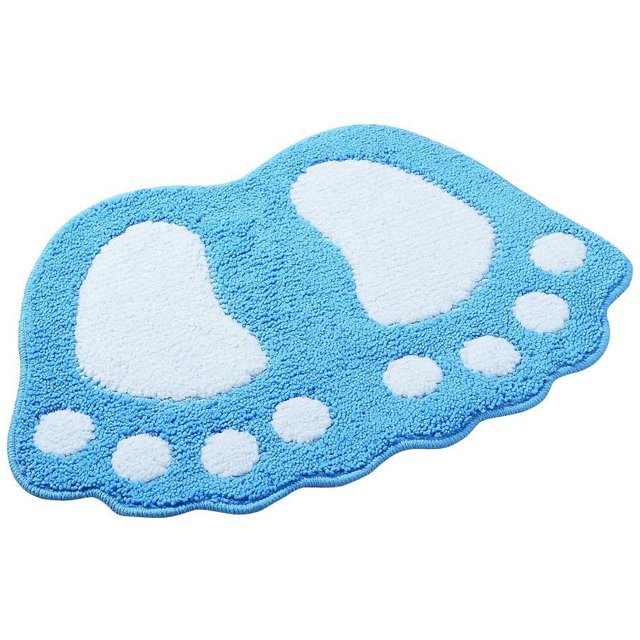 Cute Foot Pads Soft Microfiber Bathroom Rug Non Slip Doormat Cute Large Doormat Absorbent Carpet for Bedroom Kitchen Carpet