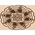 thumbnail image 1 of Ahgly Tapis Rectangulaire Lavable en Machine Intérieur Transitionnel Brun Selle, 5 Pieds x 8 Pieds, 1 of 7