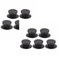 thumbnail image 1 of Oleegame 2PC 5pcs Easy Lifting Universal Pot Lid Knob Handle Plastic Knobs Replacement Black Black, 1 of 6