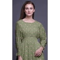 thumbnail image 5 of Bimba Robe Maxi à Volants Longue Bohème Renaissance en Coton à Smocks pour Femme - Medium, 5 of 5