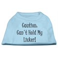 thumbnail image 1 of Can't Hold My Licker Screen Print Shirts Baby Blue Med (12), 1 of 1