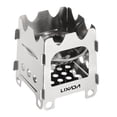 thumbnail image 4 of Lixada Camping Extérieur Portable Ultraléger Pliant en Acier Inoxydable Bois Poche avec Plateau Camping Pêche Randonnée Backpacking m, 4 of 7