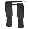 thumbnail image 1 of Baohd Taekwondo Leg Protector Breathable Sticker Adults Child Lightweight Protective Gear Washable Boxing Karate Equipment Black S, 1 of 6