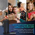 thumbnail image 2 of VFZO Temperature Control Heated Travel Mug Smart Self Heating Coffee Mug 20 Oz App Controlled LED Display coffee serving sets mug kept at a constant, 2 of 7