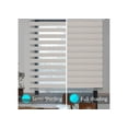 thumbnail image 2 of WYMO Zebra Blinds 60 x 72 INCH - Sheer Horizontal Blinds and Shades for Daytime and Nighttime - Light Filtering Roller Shades for Windows - Beige - Manual Control Stick, 2 of 7