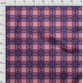 thumbnail image 3 of oneOone Polyester Lycra Fabric Tartan Check Printed Craft Fabric BTY 56 Inch Wide, 3 of 4