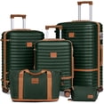 thumbnail image 1 of Joyway - Ensemble de 5 Valises Rigides à Roulettes en ABS - (Valise Extensible 51 X 61 cm) - Valise Enregistrable de 71 cm - Vert, 1 of 6
