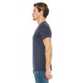 thumbnail image 3 of Bella Canvas Mens Jersey V-Neck Tee, XS, Heather Navy, 3 of 3