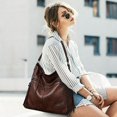 thumbnail image 2 of CUITING Handbags For Women Large Designer Ladies Bag Bucket Purse Leather, 2 of 4
