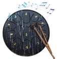 thumbnail image 2 of Birdeem 6-Inch 11 Tone Childrens Hand Drum Forget Worry Drum Adult Hand Disc Drum, 2 of 5