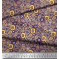 thumbnail image 3 of Soimoi Cotton Voile Fabric Geometric Small Print Sewing Fabric Yard 56 Inch Wide, 3 of 3