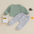 thumbnail image 4 of Long Sleeve  Neck Pocket Sweatshirt Pants for Boys in Autumn, 4 of 8