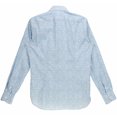 thumbnail image 2 of Vincenzo Di Ruggiero Men's Sky / Beige Camiceria Irregular Dot Button Down Casual Button-Down Shirt - M, 2 of 2