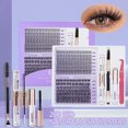thumbnail image 1 of DIY Lash Extension Kit: Mixed Style Lash Clusters with Bond & Seal..., 1 of 26