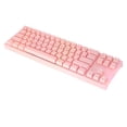 thumbnail image 4 of Clavier Mécanique Filaire, Matériau ABS Réponse Rapide Clavier Mécanique Type C pour Taper Rose, 4 of 7