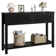 thumbnail image 2 of Kojooin Fluted Entryway Table with 2 Drawers, Wooden Console Table for Entryway, Living Room or Foyer, 2 of 8