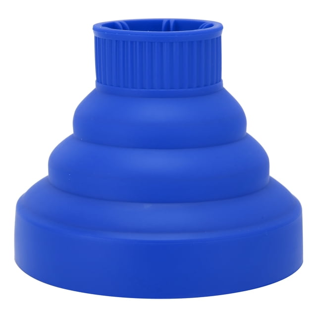 Diffuseur de Sèche-Cheveux Pliable et Rabattable, Diffuseur de Sèche-Cheveux Portable de Voyage, Séchoir à Cheveux Pliant pour la Maison pour Salon Bleu