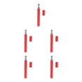 thumbnail image 2 of Ruiboury Premium Golf Club Iron Groove Sharpener Effective Cleaning Tool Red 11x1.2cm 5Set, 2 of 6