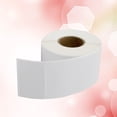 thumbnail image 3 of Shisuyan 1000 Pcs Ruban d'Imprimante Code-Barres Blanc Autocollant d'Étiquette Vierge Autocollant Autocollant Auto-Adhésif, 3 of 8