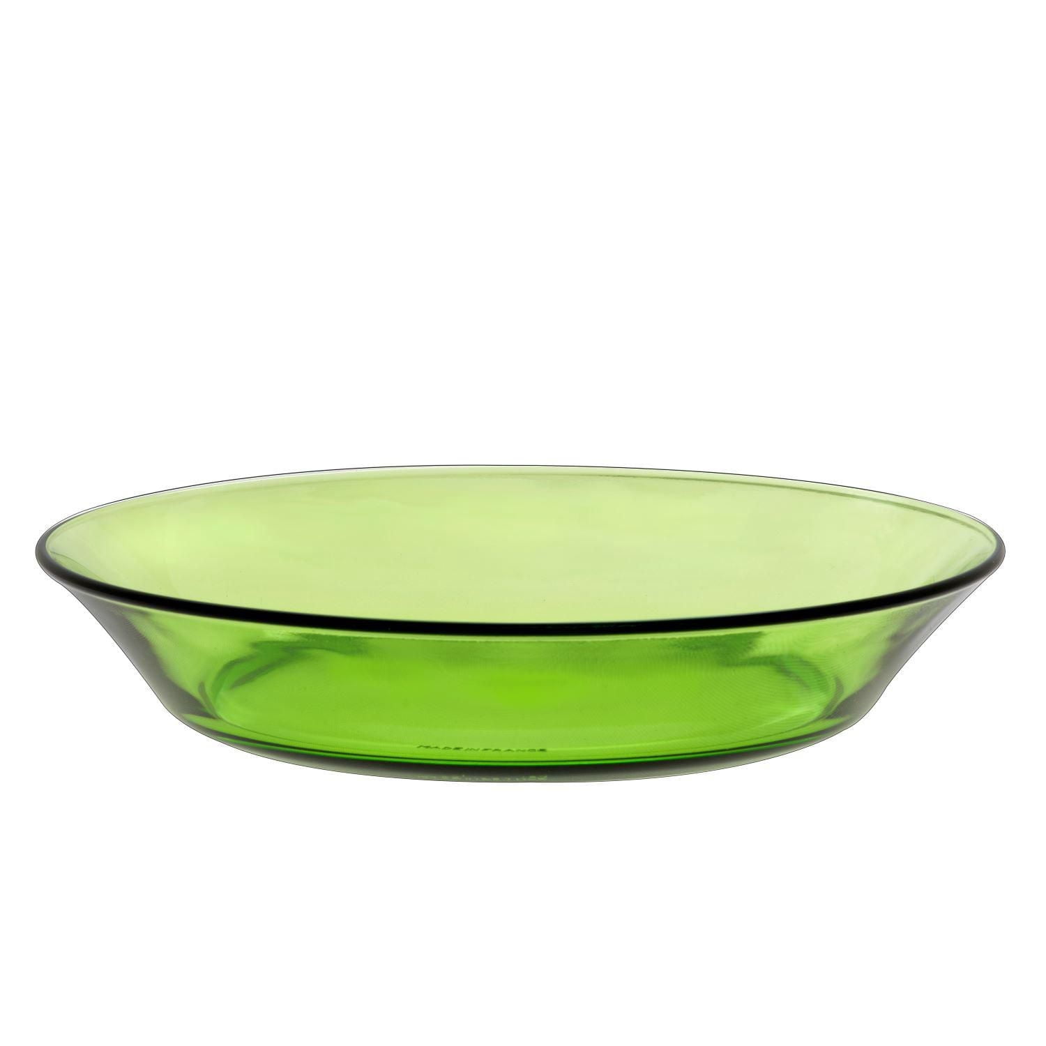 Assiette creuse Duralex Lys vert 19 cm, lot de 6