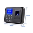 thumbnail image 5 of Time Clock,Attendence Machine Fingerprint Time Attendance Recorder Machine Time Clock For Employees Attendance ,Easy Operate, 5 of 5