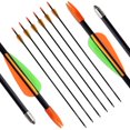thumbnail image 1 of Runzkzy Metal Arrows 29 Inch 6/12PCS Hunting Arrows for Compound, Recurve, and Traditional Bows, 1 of 12