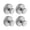 Grey, variant on Meitianfacai No-Drill Hooks 2024 New Stainless Steel Suction Cup Hooks Suction Cup Hooks For Shower Bathroom Hanging Towels Mounting On Glass Shower Doors, Silver
