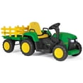 thumbnail image 2 of Peg Perego John Deere Farm Power 12 Volt Ride-on Tractor and Trailer with Remote Control, 2 of 11