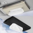 thumbnail image 3 of Xingzhi Sun Visor Tissues Box For Convenient Travel Size Universal Fit Easy To Install Black Car Napkin Box Pink, 3 of 6