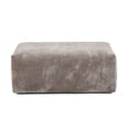 thumbnail image 1 of The Magic Home Convertible Canapé Sectionnel Modulaire en Velours Côtelé en Forme de L, Brun, 1 of 10