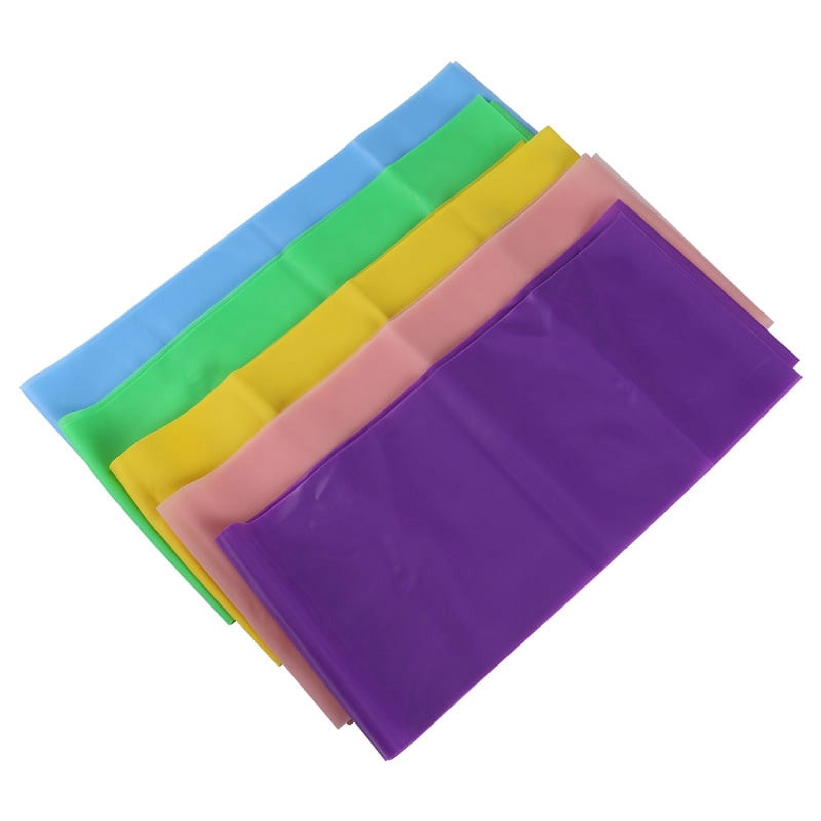 Resistance Bands Set 5 Packs Elastic Exercise Bands for Physical Therapy Tension Band Recovery Band Workout Stretch Bands for Strenght Training Pilates Yoga Arms Upper Body and Shoulders