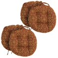 thumbnail image 1 of Coussin de Chaise Extérieur Tufté en Polyester Filé de 16 Po (Ensemble de 4), 1 of 2