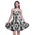 thumbnail image 1 of Bimba Robe d'Été Sans Manches Mini Fluide Teinture sur Nœuds pour Femme, Robe Soleil à Imprimé Floral - Grand, 1 of 5