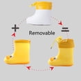 thumbnail image 4 of NOKIO High-Traction PVC Rain Boots for Kids Reinforced Toe Guard Classic Cartoon Graphics 𝗪aterproof Durable Rubber Construction Toddler All-Weather Shoes, 4 of 4