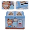 thumbnail image 2 of Shisuyan Kids Kiddy Bank Metal Saving Pot For Children Gift Simple Design Cartoon House Shape 1Set, 2 of 8