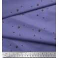 thumbnail image 2 of Soimoi Purple Rayon Fabric Brush Stroke & Dots Abstract Decor Fabric Printed Yard 56 Inch Wide, 2 of 3