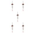 thumbnail image 3 of mmirethe Multiple Styles And Colors Wind Chimes For Wide Application Unique Style Wind Chime Pendant vermilion 5Set, 3 of 6