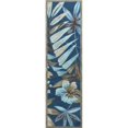 thumbnail image 1 of HomeRoots 352397 2 ft. 3 in. x 7 ft. 6 in. Runner Polyester Ocean Area Rug, 1 of 1