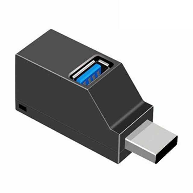 RYGRZJ USB 3.0 Hub 3 Ports Mini Splitter High Speed Data Transfer For PC Laptop UK
